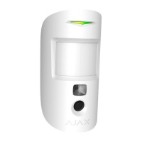 ajax motioncam-w rivelatore pir con fotocamera wireless bianco
