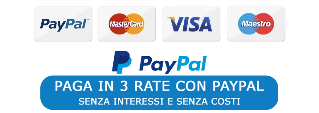 pagamenti paypal in tre rate